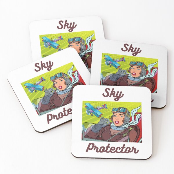 Item preview, Sky Protector Woman Pilot   designed and sold by VELATA.