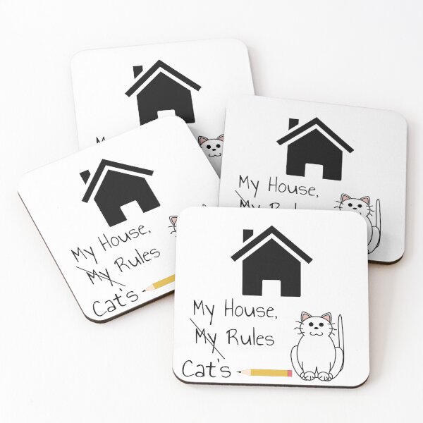 Item preview, My House, Cat's Rules designed and sold by HydeZero.