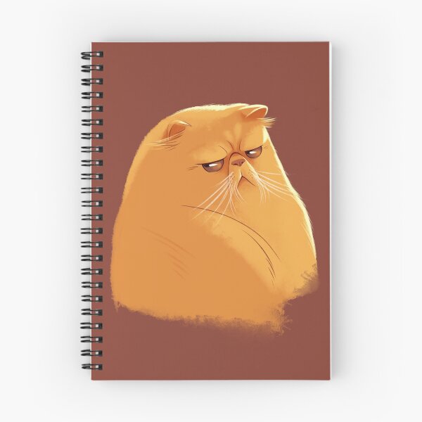 Item preview, Grumpy red-haired cat designed and sold by Victoria Kosheleva.
