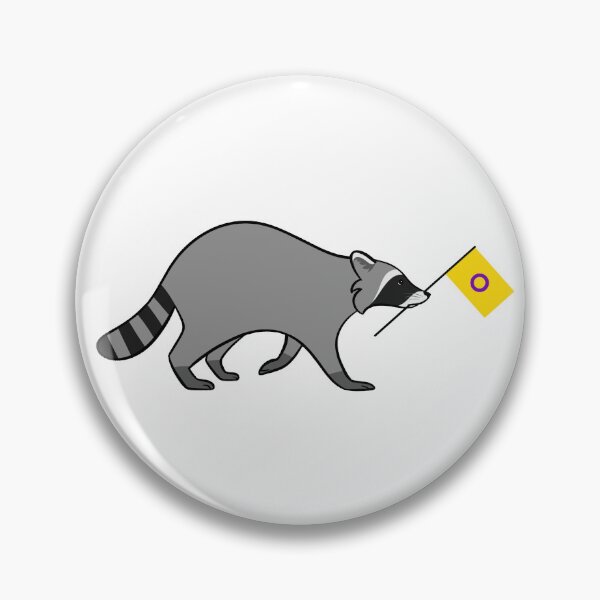 Item preview, Intersex Pride Raccoon designed and sold by Oreo-Lynx.