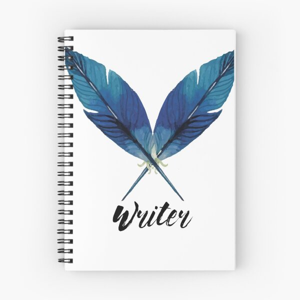 Item preview, Writer! Blue Feathers designed and sold by cadinera.