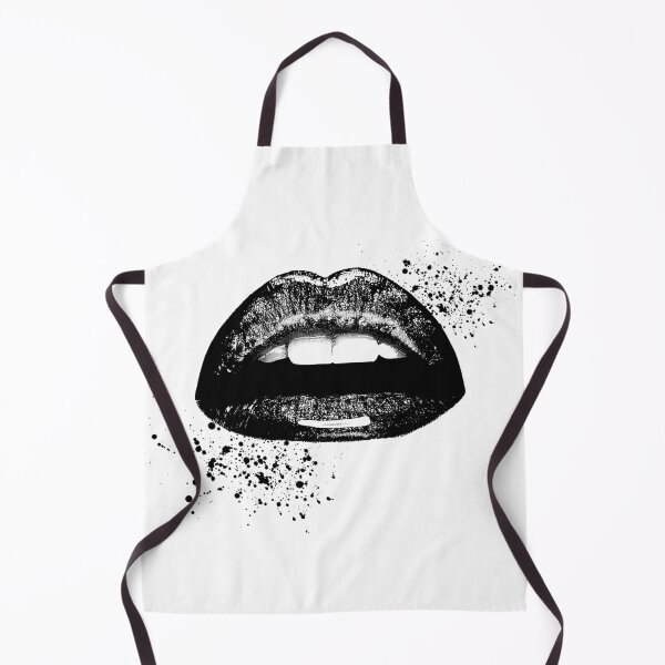 Artikelvorschau, Monochrome Graffiti Glamour Lippen Mund entworfen und verkauft von ArtByStudioNine.
