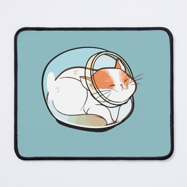 Item preview, Kitty Inside Glass Fish Bowl designed and sold by Bonobofy.