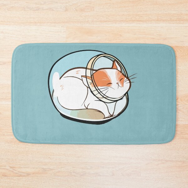 Item preview, Kitty Inside Glass Fish Bowl designed and sold by Bonobofy.