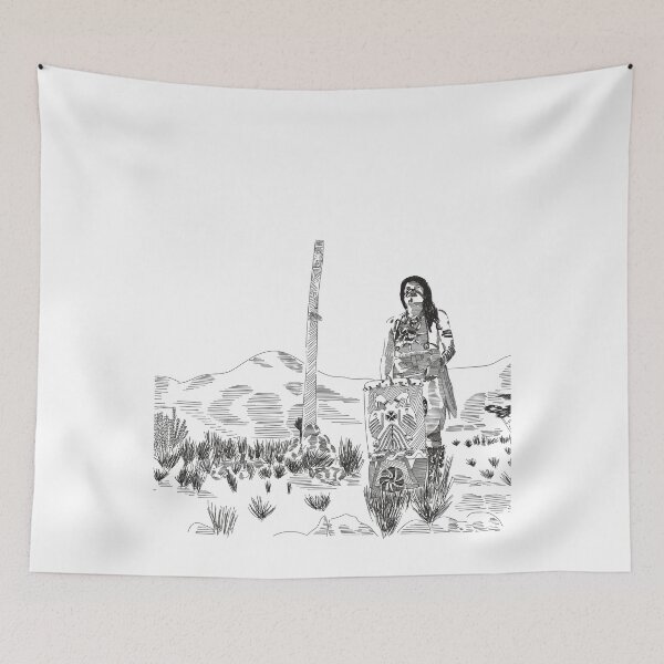 Item preview, Chichimeca with drum designed and sold by Digilogos.