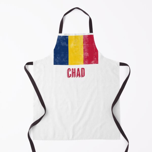 Item preview, Flag of Chad "Grunge" look. designed and sold by KTSubz Faith & Fun Designs.