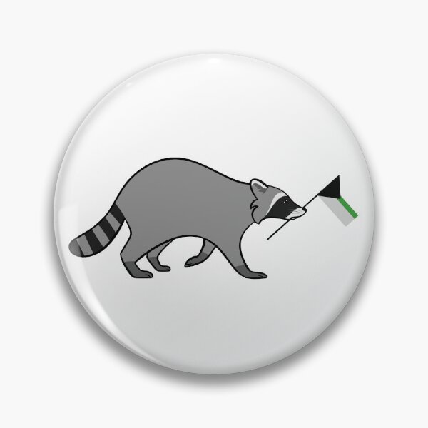 Item preview, Demiromantic Pride Raccoon designed and sold by Oreo-Lynx.