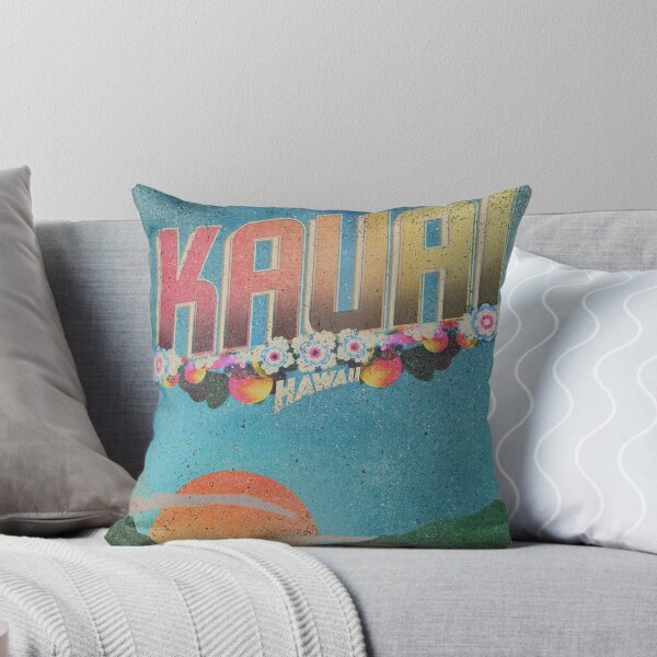 Item preview, Kauai Hawaii Vintage Travel Poster designed and sold by WiseLikeStudios.