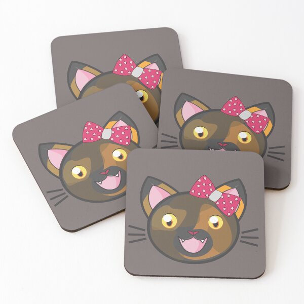 Item preview, Cara gata manchas con moño. Miau para princesas. Dulce felino, dulce gatito vintage. designed and sold by EMIPRINCESS.