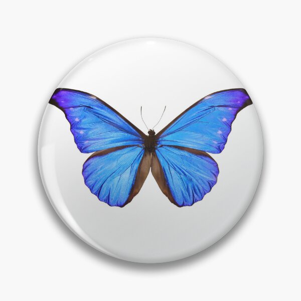 Item preview, Hermoso dibujo de mariposa azul designed and sold by UlkesaShop.