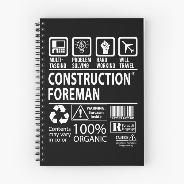 Item preview, Construction Foreman T Shirt - Multitasking Job Gift Item Tee designed and sold by watkinsmat.