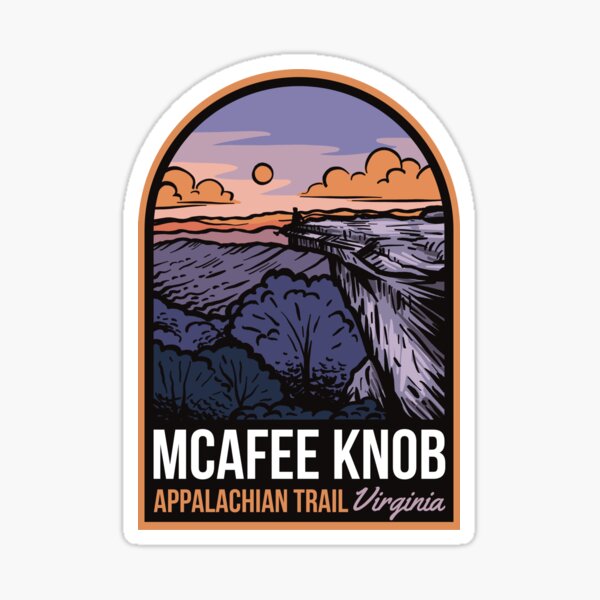 Vista previa del artículo con la obra «Sendero de los Apalaches de McAfee Knob», diseñado y vendido por halpindesignco.