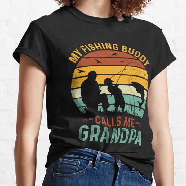 Grandpa Fishing Love T-Shirts for Sale