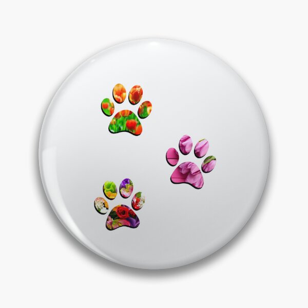 Item preview, Floral Paw Print Trio designed and sold by DonmedPro1.