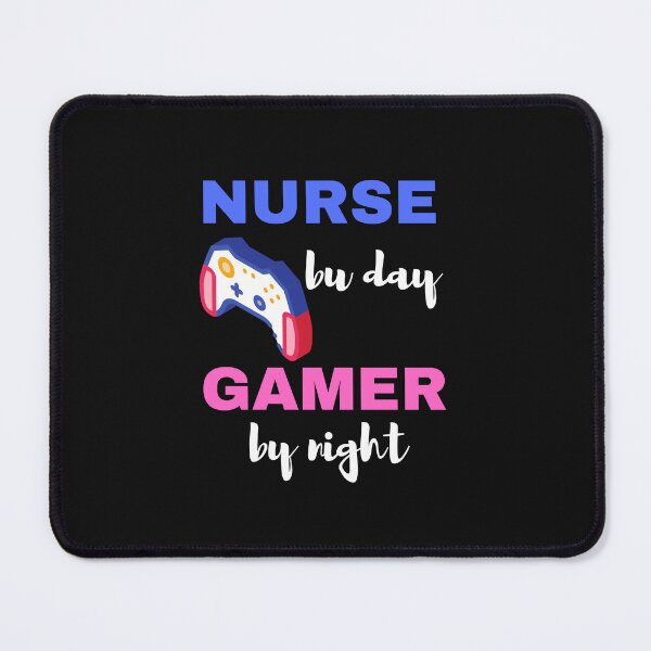 Item preview, nurse by day gamer by night designed and sold by yassminishop.