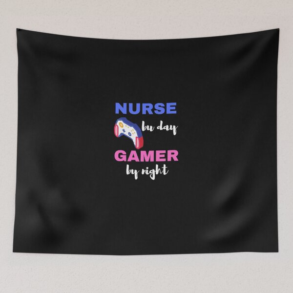 Item preview,  nurse by day gamer by night designed and sold by yassminishop.