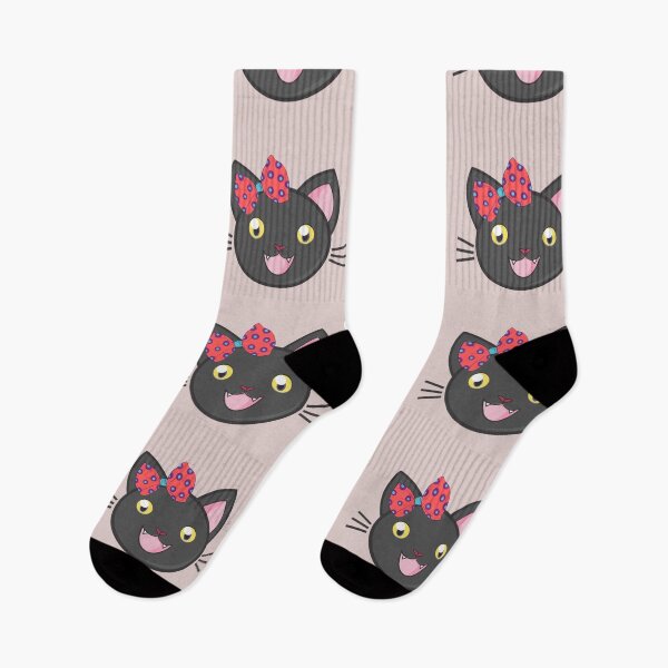 Aperçu de l'œuvre Visage de chat tacheté avec arc. Chat vintage doux. créée et vendue par EMIPRINCESS.