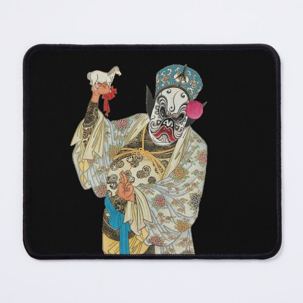 Item preview, Little horse holding asian traditional opera actor designed and sold by Zanimations.