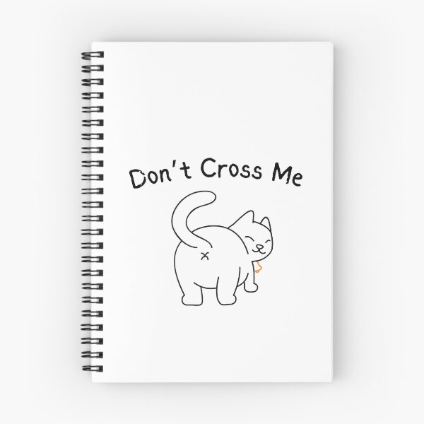 Item preview, Don’t Cross Me Cat funny cat  designed and sold by diip.