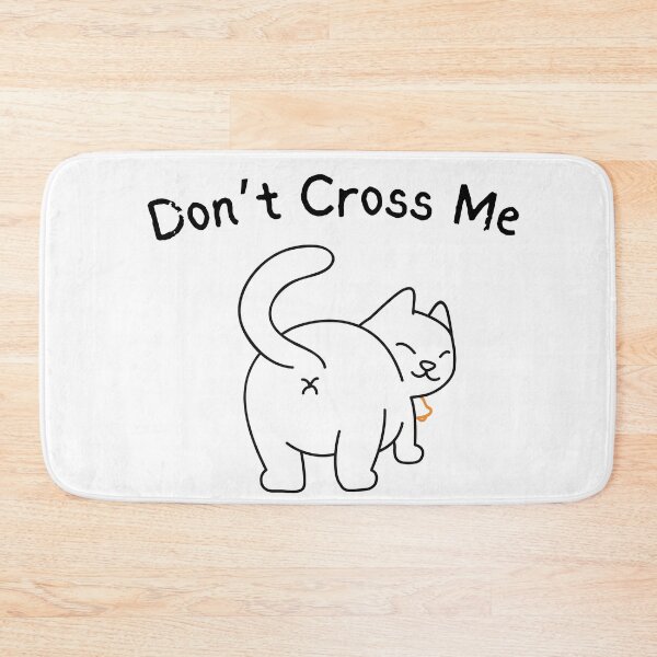 Item preview, Don’t Cross Me Cat funny cat  designed and sold by diip.
