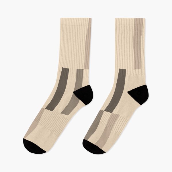 Item preview, Retro Abstract Art Lines Light Beige designed and sold by thepixelgarden.