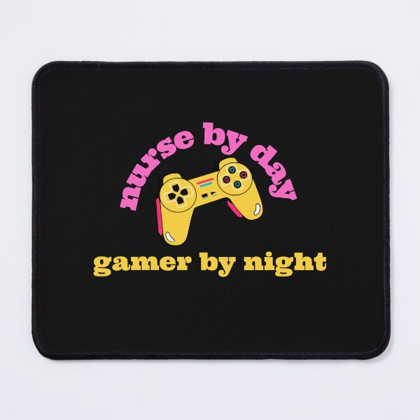 Item preview, nurse by day gamer by night designed and sold by yassminishop.