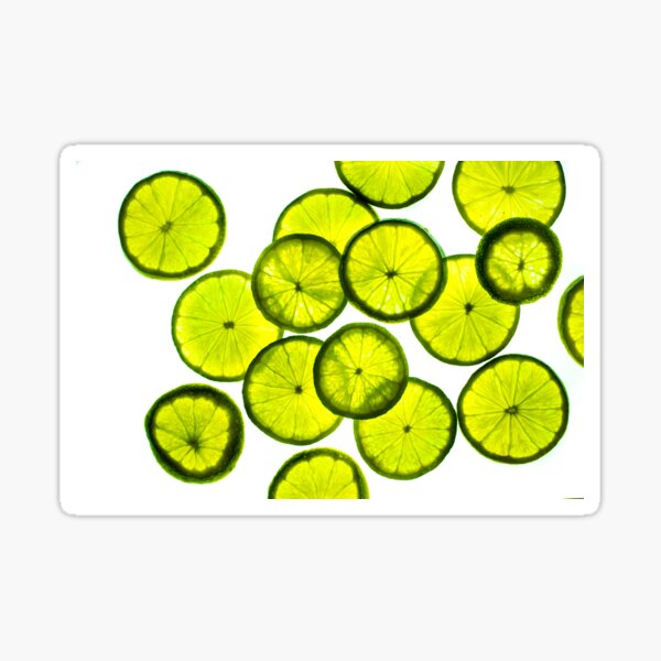 Green limes Sticker