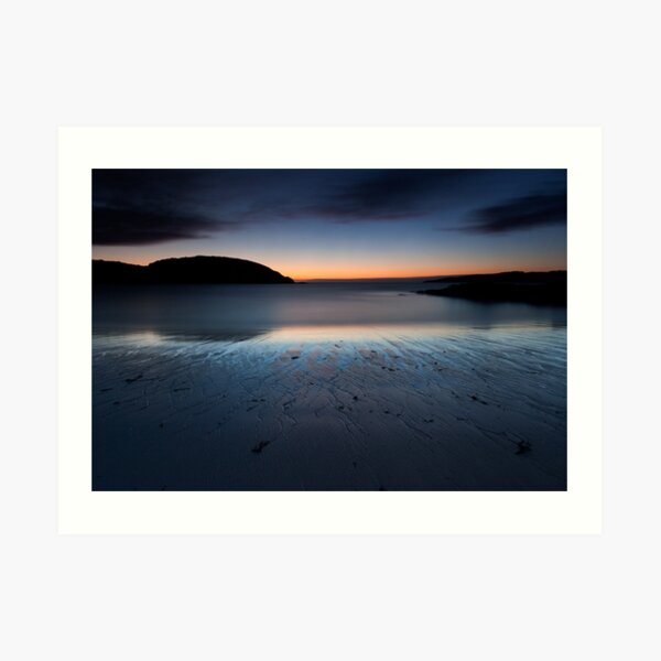achmelvich beach sunset Art Print