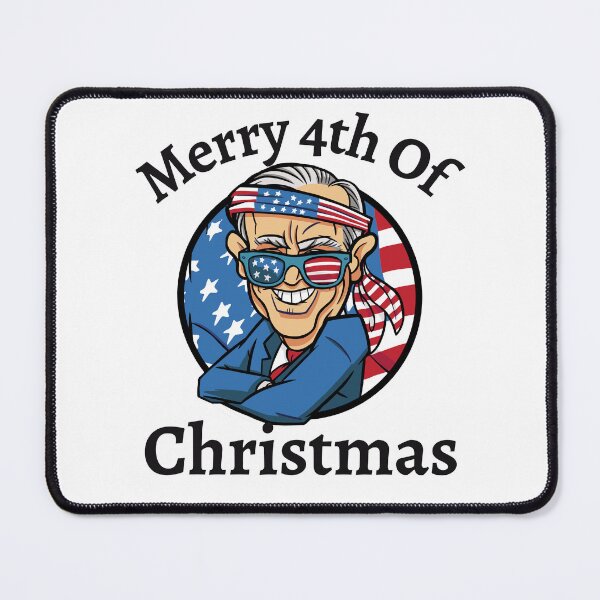 Item preview, Funny Joe Biden Merry Christmas 4th of July Confused Biden designed and sold by wrinkledhippie.