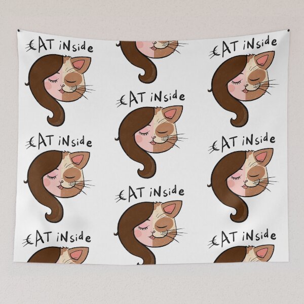 Item preview, cat inside designed and sold by LilyIllu.