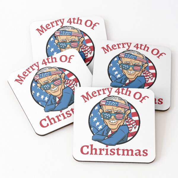 Item preview, Funny Joe Biden Merry Christmas 4th of July Confused Biden designed and sold by wrinkledhippie.