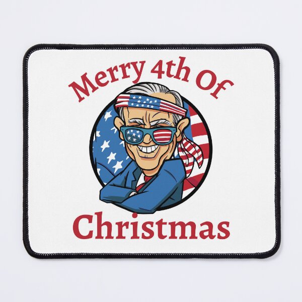 Item preview, Funny Joe Biden Merry Christmas 4th of July Confused Biden designed and sold by wrinkledhippie.