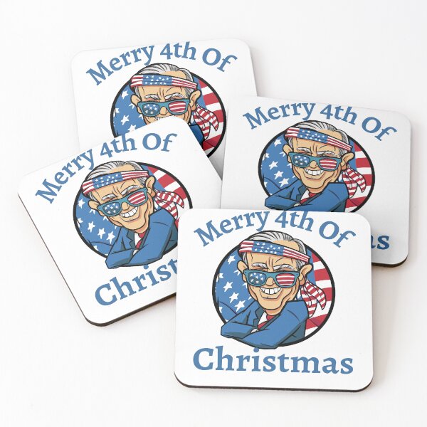 Item preview, Funny Joe Biden Merry Christmas 4th of July Confused Biden designed and sold by wrinkledhippie.