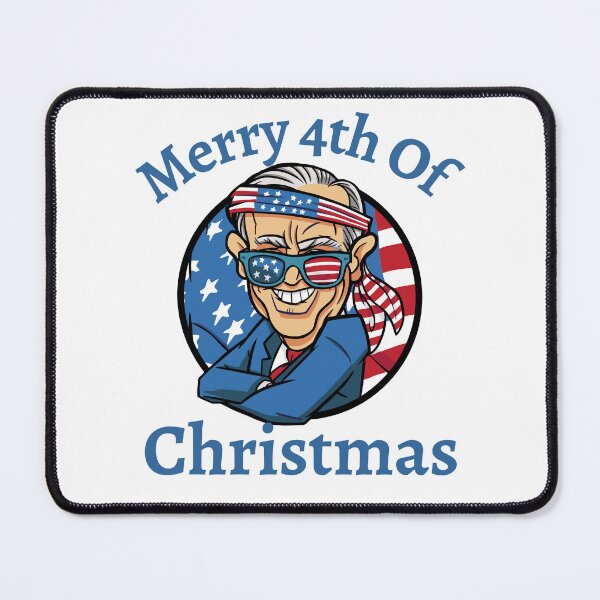 Item preview, Funny Joe Biden Merry Christmas 4th of July Confused Biden designed and sold by wrinkledhippie.
