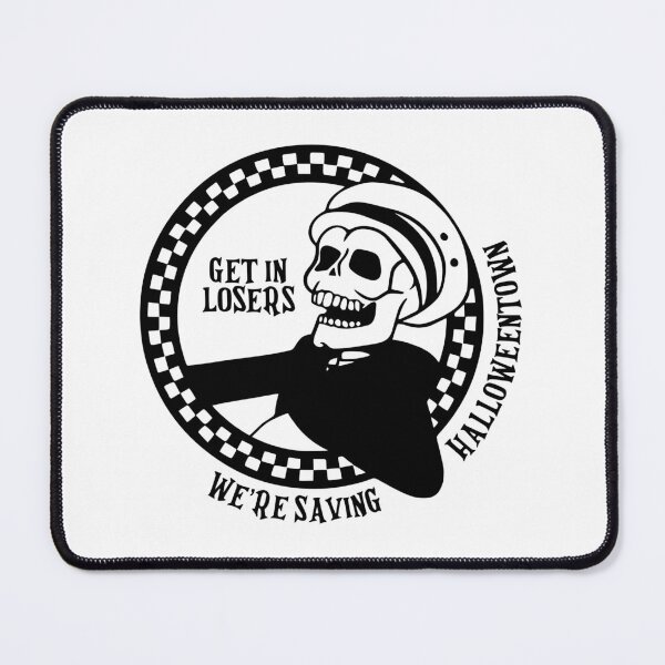 Item preview, Get in Losers We're Saving Halloween Town Skeleton designed and sold by OrnamentallyYou.