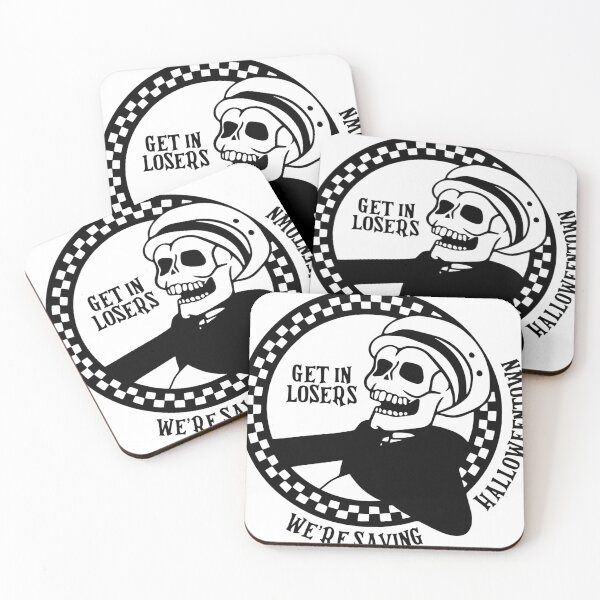 Item preview, Get in Losers We're Saving Halloween Town Skeleton designed and sold by OrnamentallyYou.
