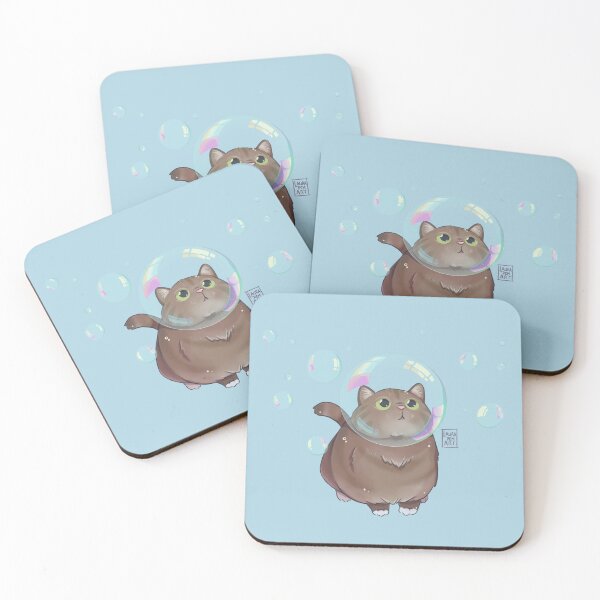 Item preview, Bubble cat designed and sold by LauraPemArt.