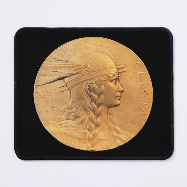 Item preview, GALLIA - Vintage French Bronze Medal designed and sold by boltjesdesign.