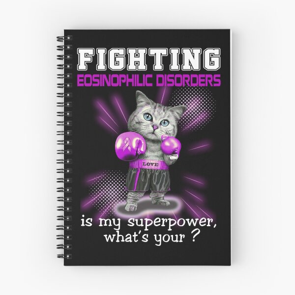 Item preview, Funny Cat Fighting Eosinophilic Disorders Is My Superpower What's Your designed and sold by Kohend.