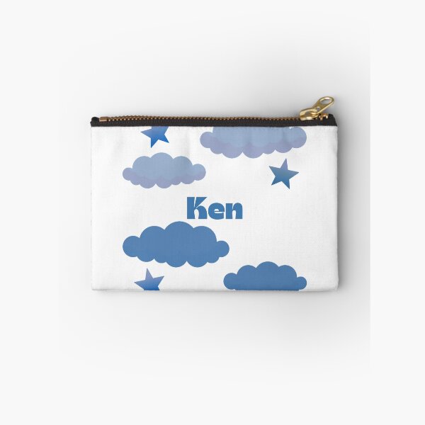 Item preview, Ken Blue Clouds Stars Transparent Name Design designed and sold by debmund.