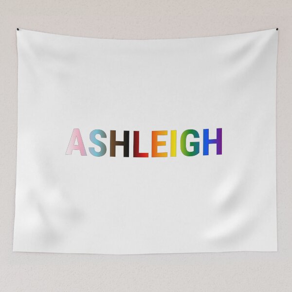 Item preview, Ashleigh Rainbow Progress Pride Name designed and sold by PrideNames.