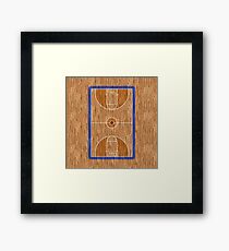 Basketball Court Framed Print