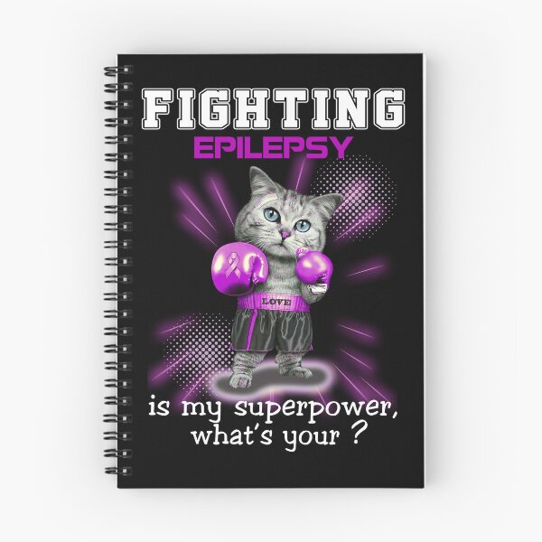 Item preview, Funny Cat Fighting Epilepsy Is My Superpower What's Your designed and sold by Kohend.