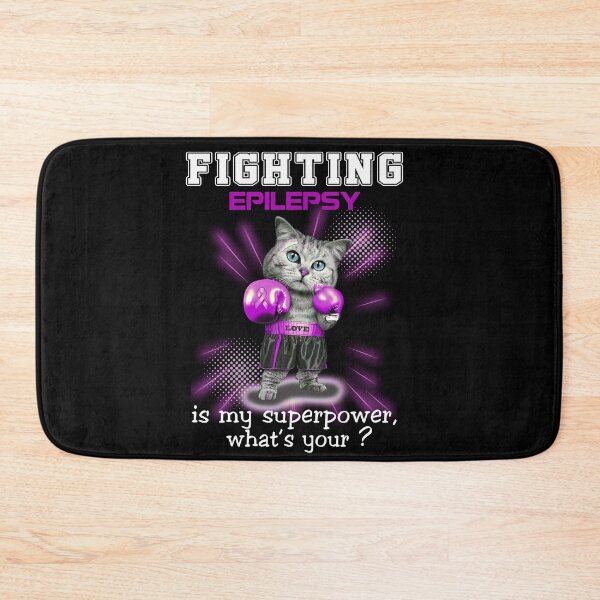 Item preview, Funny Cat Fighting Epilepsy Is My Superpower What's Your designed and sold by Kohend.