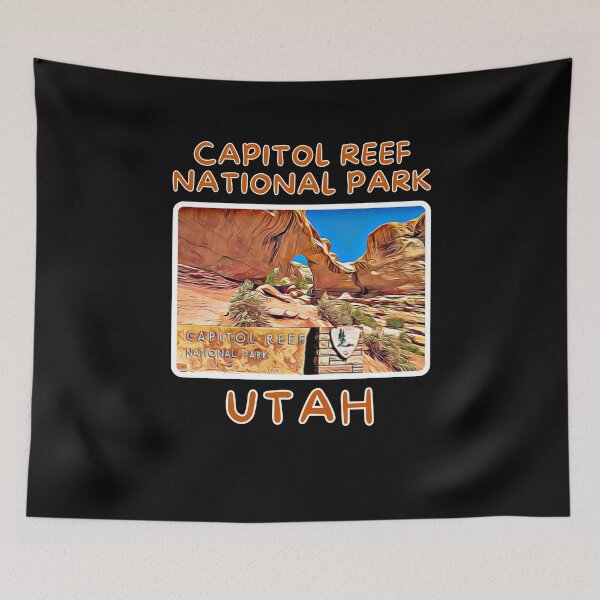 Item preview, Capitol Reef National Park Utah  designed and sold by MojaveTradePost.