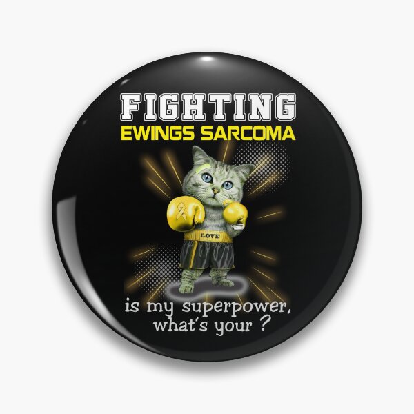 Item preview, Funny Cat Fighting Ewings Sarcoma Is My Superpower What's Your designed and sold by Kohend.