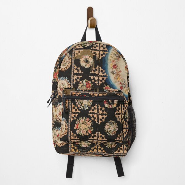 Item preview, Antique European Needlepoint Rug designed and sold by Vicky Brago-Mitchell®.