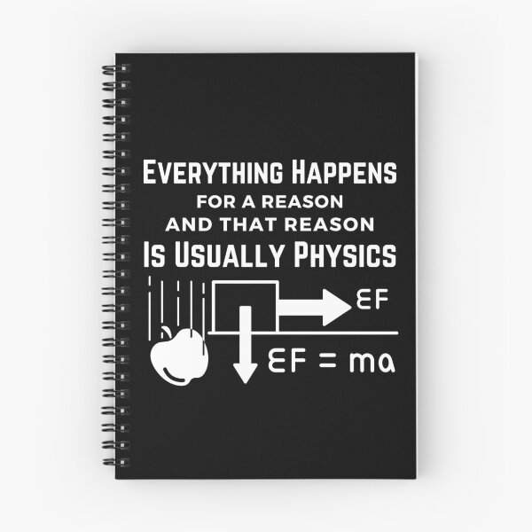 Item preview, Funny Physics Quote : Everything Happens For A Reason And That Reason Is Usually Physics designed and sold by AmeliaStore1.