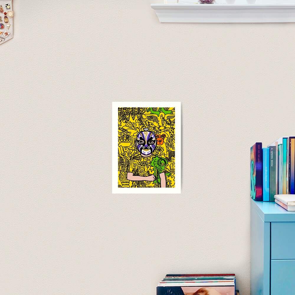 Vista previa del artículo con la obra «Lámina artística», diseñado y vendido por CryptoLuke.