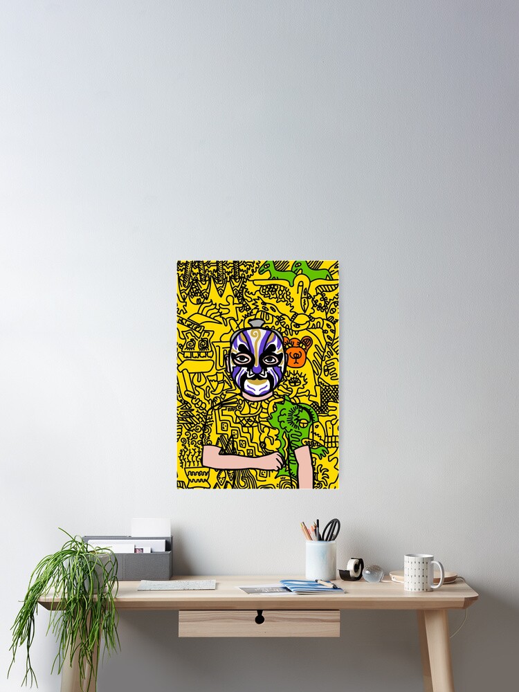 Imagen 2 de 3, Póster con la obra 2199, diseñada y vendida por CryptoLuke.